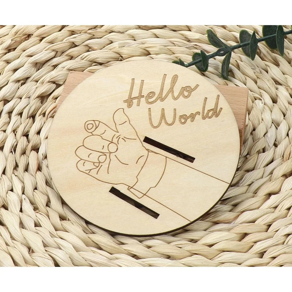 Newborn Engraved Hospital Keepsake Holder