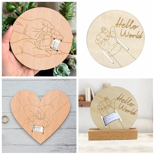 Newborn Engraved Hospital Keepsake Holder